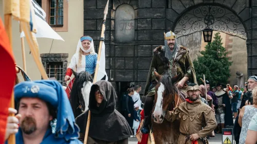 Fotografie z akce Slavnost na dvoře krále Jiřího – Poděbrady