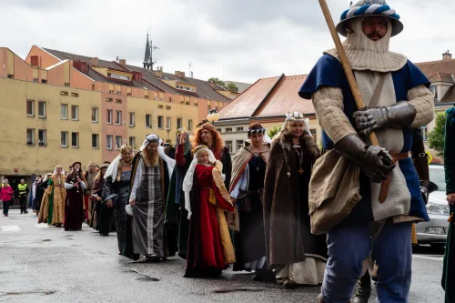 Fotografie z akce Průvod králů Nymburk 2022