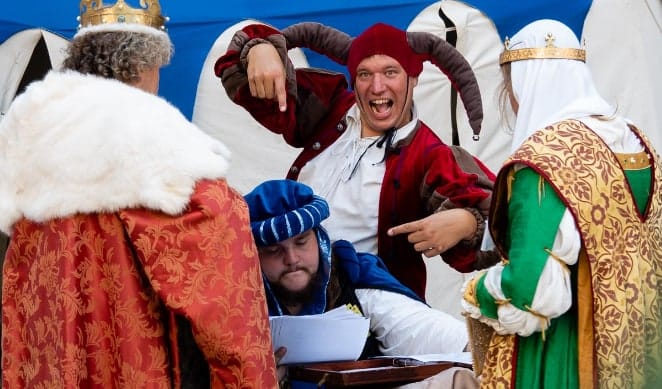 Šašek v Průvodu králů